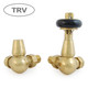 FAR-CR-UB - Faringdon Traditional Thermostatic Radiator Valve - Unlacquered Brass (Corner TRV) FAR-CR-UB - Faringdon Traditional Thermostatic Radiator Valve - Unlacquered Brass (Corner TRV)